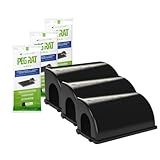 Combo 3 Porta Isca Túnel 3 Peg Rat Tradicional Armadilha Proteção Contra Roedores