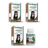 Combo 3x Condroton Regenerador Articular Para Cães 1000mg 60