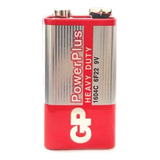 Combo 4 Bateria Pilhas 9v Comum Powerplus Gp Zinco Carvão
