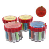 Combo 4 Kits Costura Alinhas Agulhas Pocket Portátil Prático
