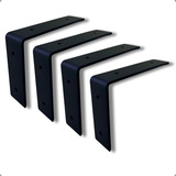 Combo 4 Mão Francesa Invertida Suporte Para Prateleira 15cm