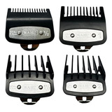 Combo 4 Pentes Wahl Clip De Metal 0 5 1 1 5 2 C Ferro Cor Preto