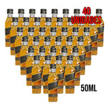 Combo 40 Mini Whisky Johnnie Walker Black Label 50ml