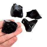 Combo 5 Pedras De Obsidiana Negra