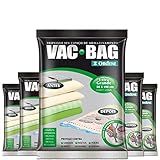 Combo 5 Saco A Vácuo Protetor Vac Bag 80 X 100 Ordene Extra