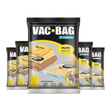 Combo 5 Sacos A Vácuo Protetor Vac Bag 45 X 65 Ordene Médio