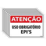 Combo 6 Placas Uso Obrigatório De Epi s S 227 1 F9e