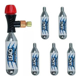 Combo Adaptador Bico Bike Grosso fino 05 Cilindros Co2 16g