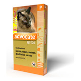 Combo Advocate Proteção Para Gatos De 0 Á 4 Kg 3 Pipetas