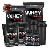 Combo Black Skull 2x Whey Protein Turbo Creatina Bcaa