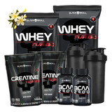 Combo Black Skull 2x Whey Protein Turbo Creatina Bcaa