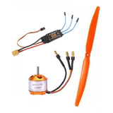 Combo Brushless Aeromodelos Esc 40a 2212 2200 Kv Hélice
