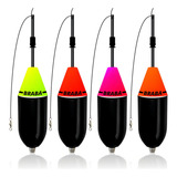 Combo C 4 Boias Cevadeira Braba Jr Pesca Cor