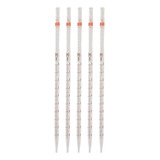 Combo C 5 Pipetas Sorológicas Graduadas De Vidro Vol 10ml