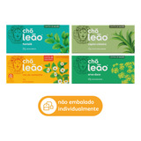 Combo Chá Leão Da Linhas Ervas 4 Caixas De 25 Un 100 Sachês