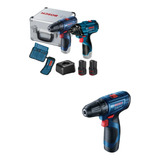 Combo Chave Impacto Gdr120li Furadeira Gsb120li Bosch 12v
