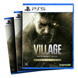 Combo Com 3 Resident Evil Village Gold Edition Ps5 Br Fisico