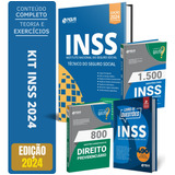 Combo Concurso Inss Apostila Técnico Testes Kit Especial