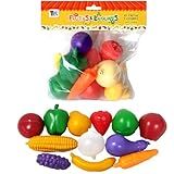 Combo De Verduras Legumes Frutas Infantil Brinquedo 12 Peças Cozinha Para Crianças Faz De Conta