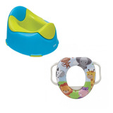 Combo Desfrande Trono Infantil E Assento Vaso Redutor Bebe