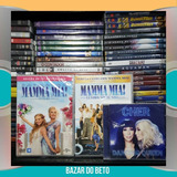 Combo Filme Dvd Mamma Mia  1 E 2 Brinde Cd Cher Dancing Quee