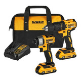 Combo Furadeira Imp Dcd7781 Paraf Dcf7871 Bolsa Dewalt