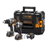 Combo Furadeira Imp Dcd85m Paraf Dcf85m Bolsa Dewalt Mclaren