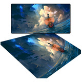 Combo Gamer Mousepad 90x40 Tapete 90x65 Escolha A Estampa