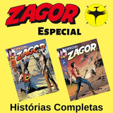 Combo Hqs Gibi Quadrinhos Zagor Especial 53 E 54 Mythos