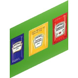 Combo Ketchup mostarda E Maionese saches Heinz Cx Fechada