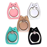 Combo Kit 10 Suporte Celular Anel Dedo Anti Furto De Gatinho