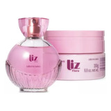 Combo Liz Flora Colônia 100ml hidratante Desodorante 250g