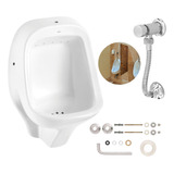 Combo Mictório Cerâmica Com Kit Instalação E Válvula Icasa