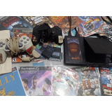 Combo Playstation 2 2 Consoles 57 Jogos 3 Memory Cards