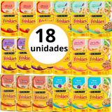 Combo Ração Úmida Ao Molho 18 Sachês No Atacado P Gatos