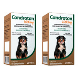 Combo Regenerador Condroton 1000mg 60cp Vetnil 2 Unidades