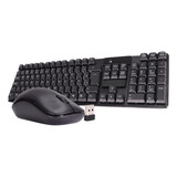 Combo Teclado E Mouse Sem Fio Bluetooth Usb Pc Notebook