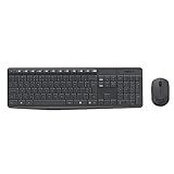 Combo Teclado E Mouse Sem Fio Logitech MK235 Com Conexão USB- Pilhas Inclusas E Layout ABNT2