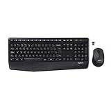 Combo Teclado E Mouse Sem Fio Logitech MK345 Com Teclado Com Apoio Para As Mãos E Mouse Destro Conexão USB Pilhas Inclusas E Layout ABNT2