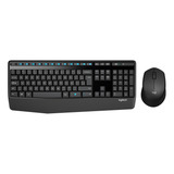 Combo Teclado E Mouse Sem Fio Logitech Mk345 Layout Abnt2