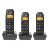 Combo Telefone Sem Fio Com 2 Ramal Para Comunicação Interna