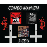 Combo The True Mayhem 3 Cds Novos Black Metal   Frete Grátis
