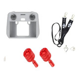 Combo3 Proteja Rc Mini 3 Pro Capa Alça Nylon 2 Joysticks