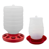 Comedouro 5kg Bebedouro 2l Automático Para Frangos Galinhas