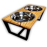 Comedouro Alto Duplo Para Cães Tamanho G