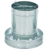 Comedouro Aves 07kg Automático Galvanizado Galinha Codorna