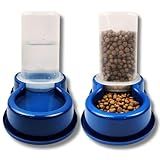 Comedouro E Bebedouro Automatico Para Cachorro Dupla Função Multiuso Caes Pequeno Porte 1 5L Kit 2 Unidades
