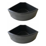 Comedouro Elevado Caes Kit 2 Ração Alimentador 18l Cocheira