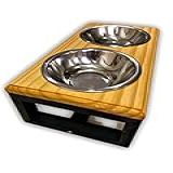 Comedouro Elevado Duplo Para Cães E Gatos Tamanho P