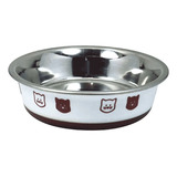 Comedouro Gatos Inox Fusion Branco Jambo 225 Ml